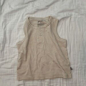 Goumi Stripped Smiley Tank